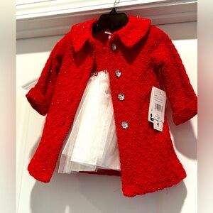 Sweet Heart Rose Girl's 2 piece dress and jacket